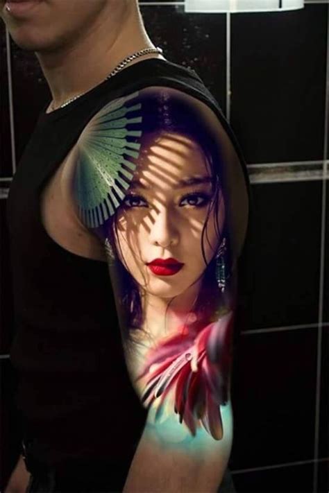geisha tattoo for arm tattoo ideas