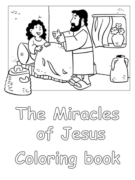 miracles  jesus coloring book