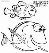 Nemo Dory Shark Marlin Albanysinsanity Clipartmag sketch template