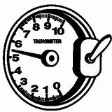 Tachometer Clipart Clip Library Cliparts sketch template