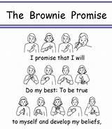 Brownie Brownies Bsl Scout Disability Promises Scouts sketch template