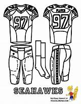 Coloring Pages Seahawks Football Jersey Printable Seattle Drawing Uniform Atlanta Falcons Vikings Nfl Wilson Clipart Basketball Print Russell Colouring Color sketch template