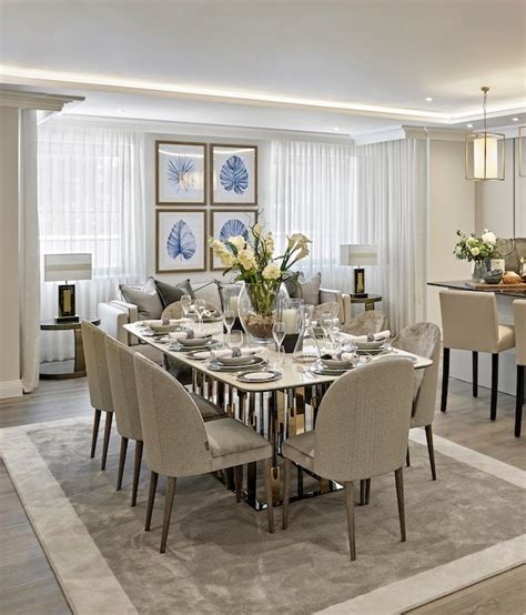 dining room design encapsulated modern luxury  practicality
