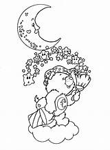 Coloring Care Pages Bear Moon Bedtime Bears Adult Book Library Clipart Sheets Popular Choose Board sketch template