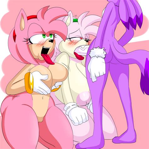 Rule 34 Amy Rose Anthro Blaze The Cat Breasts Classic