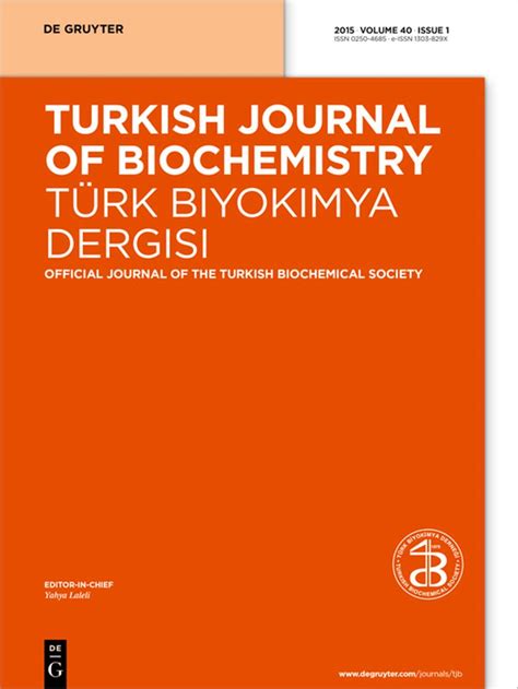 turkish journal  biochemistry