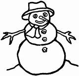 Snowman Coloring Pages Clipart Plain Snow Man Kitty Purple Pic Purplekittyyarns Library Webstockreview sketch template