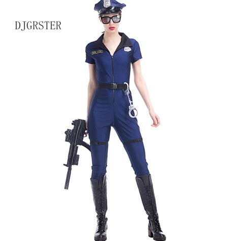 buy djgrster new ladies police fancy halloween costume