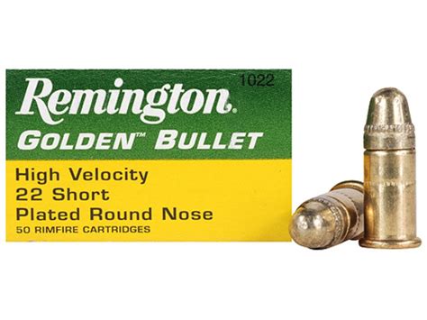 remington golden bullet ammo 22 short 29 grain high mpn 21000
