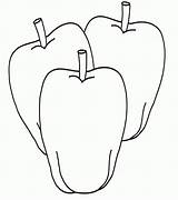 Apples Coloring Pages Teacher Popular Kids sketch template