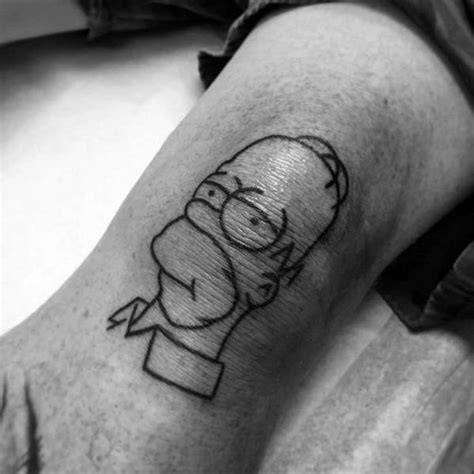50 Homer Simpson Tattoo Designs For Men The Simpsons Ink