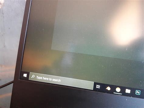 laptop    large blue  transparent spot  screen  disappear
