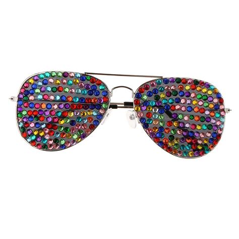 Novelty Bling Crystal Rhinestone Eyeglasses Funny Party Glasses