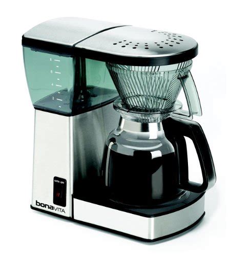 bonavita bv  cup coffee maker  glass carafe  rated coffee makers