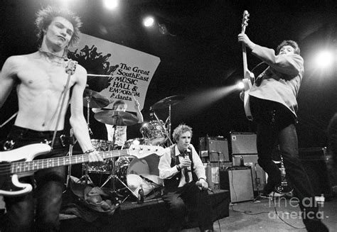 Sex Pistols Performing During Concert Photograph By Bettmann