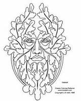 Wood Carving Pyrography Burning Stencils Mythology sketch template