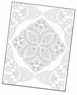 Crochet Coloring Book Interweave sketch template