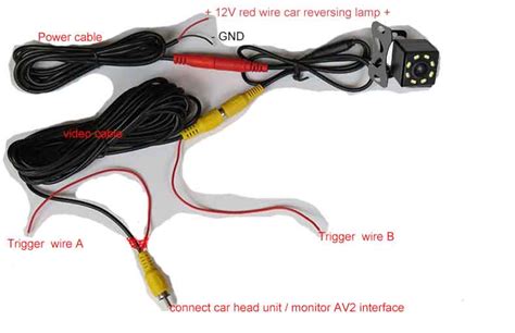 car reverse camera wiring diagram wiring diagram