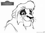 Kovu Lion Coloring Pages Guard Printable Getdrawings Color Print Adults Kids Bettercoloring sketch template