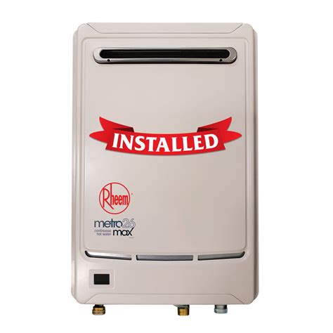 rheem  litre instant gas hot water system ahw