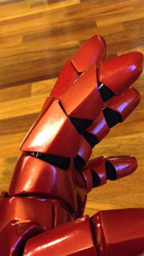 iron man glove articulation demo  connected mens gloves iron man
