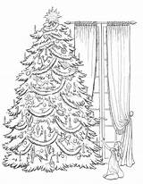 Coloring Nutcracker Christmas Pages Clara Adult Tree Printable Trees Ballet Dance Nutcrackers Color Printables Sheets Crafts Doodle Embroidery Kira Via sketch template
