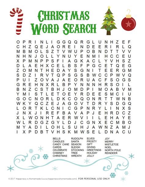 printable christmas crossword puzzles  adults  printable