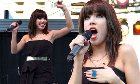 Carly Rae Jepsen Shows Off Her Long Legs In A Mini Dress