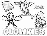 Mixels Coloring Pages Glowkies Mixel Series Lego Divyajanani sketch template
