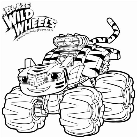 blaze   monster machines coloring pages  getdrawings