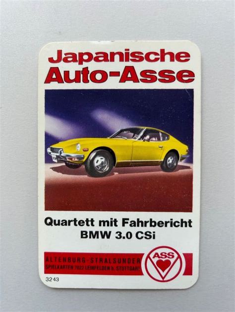 quartett japanische auto asse ass art   kaufen auf ricardo