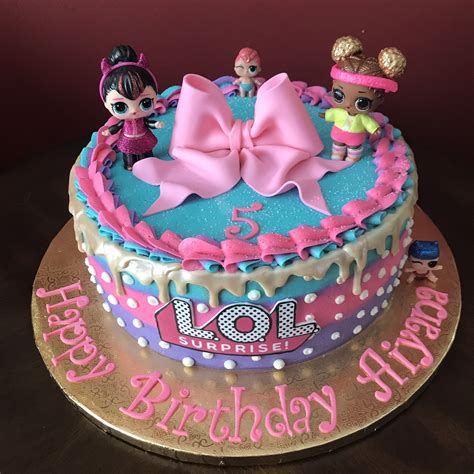 lol surprise birthday cake ideas lol doll birthday cake doll