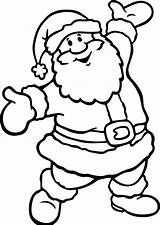 Weihnachtsmann Druckbare Claus sketch template