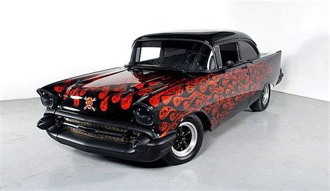 Sinister 1957 Chevy Bel Air Flame It Like You Mean It