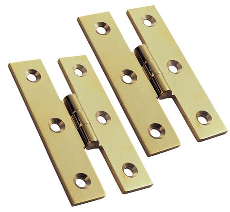 solid brass cabinet  shape polished butt hinges pb