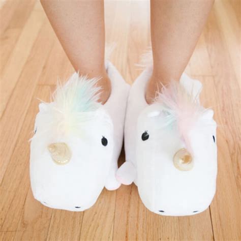 magical unicorn slippers that light up when you walk