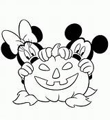 Coloring Mickey Pages Halloween Mouse Library Clipart Disney sketch template
