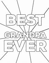 Coloring Grandpa Fathers Pages Happy Printables Father Ever Printable Birthday Card Papertraildesign Grandparents Crafts Print Sheet Kids Grandma Dad Drawing sketch template