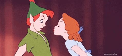 tinker bell kiss find and share on giphy
