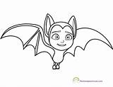 Coloring Vampirina Pages Bat Printable Batty Battleship Fruit Getcolorings Bats Para Murcielago Color Da Imagen Colorear Disney Cute Dibujos Visit sketch template