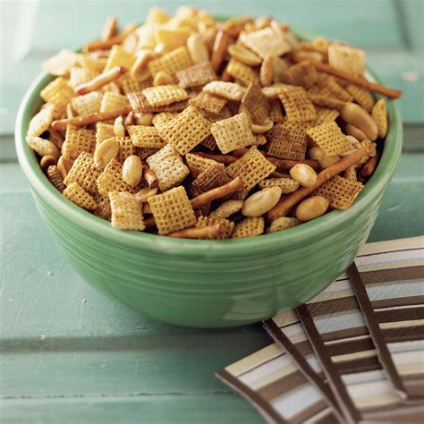 sweet baked caramel chex mix recipe
