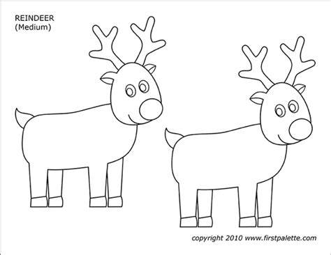 printable christmas reindeer articulated paper doll paper craft deer