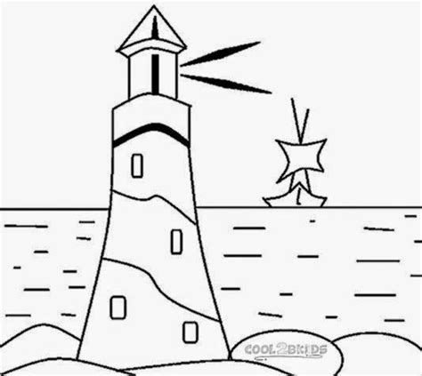 printable lighthouse coloring pages  kids coolbkids