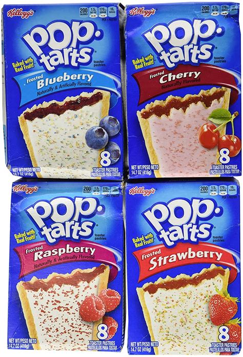 pop tarts variety pack frosted fruit flavors strawberry blueberry