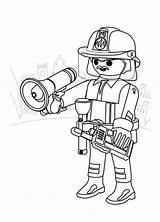 Coloring Playmobil Pages Playmobils Print Printable Kids Speaker Firefighter Color Xcolorings sketch template