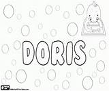 Cloe Doris Grec Językach Różnych Grega Origem Dziewczynek Kolorowanki Litere Imiona Noms Nena Nomes Menina Lingue Varie Griego sketch template