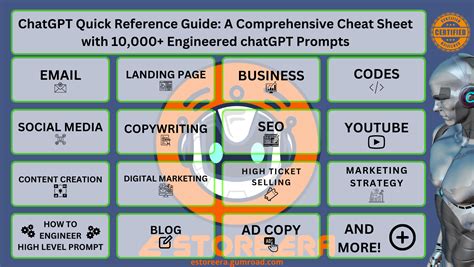 chatgpt quick reference guide  comprehensive cheat sheet