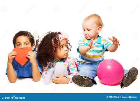 kids playing stock photo image