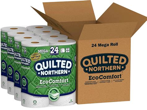 quilted northern ecocomfort toilet paper ct mega rolls  shipped