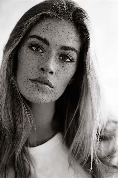 swantje paulina i on behance beautiful freckles in 2019 portraits